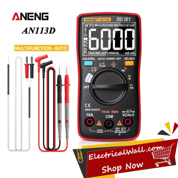 ANENG AN113D Electrical Digital Professional Multimeter